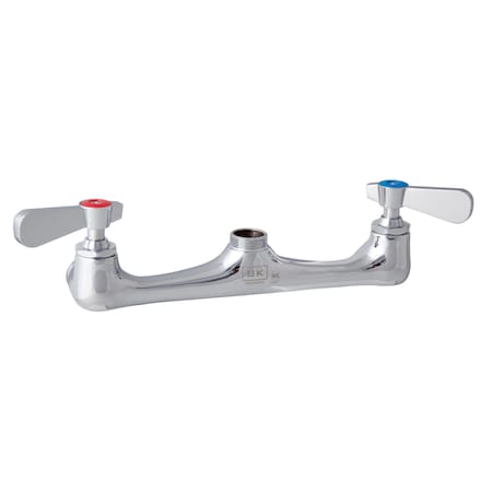 Bk Resources Workforce Standard Duty Faucet, Body Only W/Out Spout, 8"O.C.Splash Mount BKF-8W-XX-G
